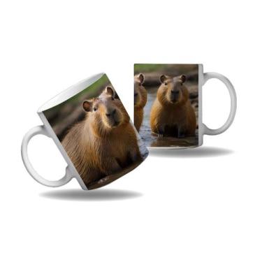 Imagem de Caneca Presente Animal Capivara Moda Roedor Gigante Fofo 1 - Enjoy Sho
