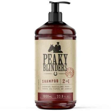 Imagem de Shampoo Peaky Blinders 1 Litro Barbearia 2 em 1 - Limpa e Condiciona D