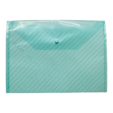 Imagem de Kit 5 Pasta de Documentos com Botão Lisa PLASTICO NS-3782 - NOVO SECUL