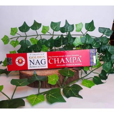 Imagem de Incenso Nag Champa boas vibrações - Golden