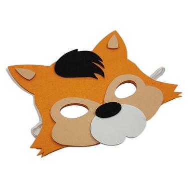 Imagem de Kit 05 Máscaras Fantasia Infantil Animal Rapozinha Floresta - MIMO SHO