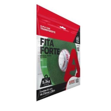 Imagem de Fita Dupla Face Massa Acrílica XT100 Transparente 25mmX20m - Adere