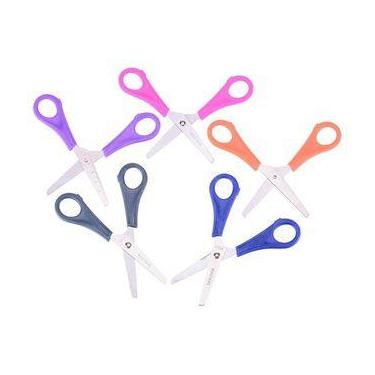 Imagem de Tesoura Escolar Sem Ponta Infantil Aço Inox Leo e Leo Un - JOCAR OFFIC