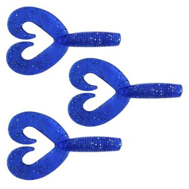 Imagem de Isca Soft Artificial Matadeira Grub Duplo P/ Traíra Cart.3pç