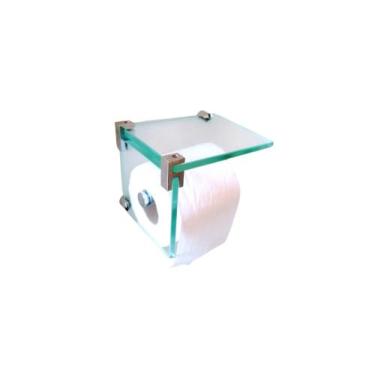 Imagem de Suporte Para Papel Higiênico Luxo 8mm - Casa moderna, Branco