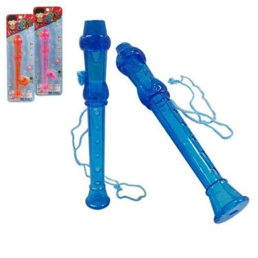 Imagem de Flauta music com cordao transcolor na cartela - SPIDER IMPORT - Cartel
