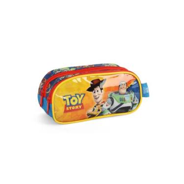 Imagem de Estojo Escolar Duplo Toy Story Duas Divisórias Original - Leonora, Mod