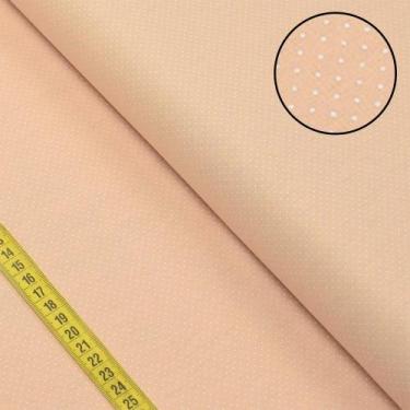 Imagem de Tecido Estampado para Patchwork - Secret Garden : Micro Poá Coral (0,5