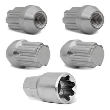 Imagem de Porcas Antifurto Ford Ecosport  Com 4 Porcas + Chave Segredo - VINHEPA