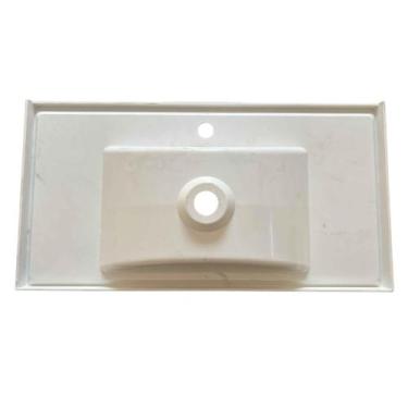 Imagem de Lavatório Soft Pia Pequena Cuba Para Banheiro Bancada Lavabo - Materia