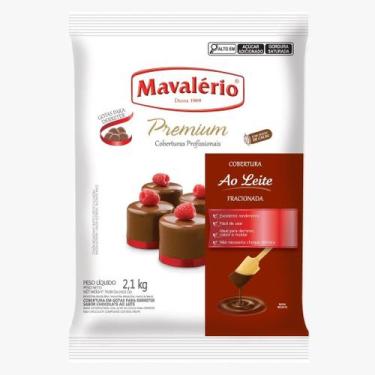Imagem de Chocolate Cobertura Gotas ao Leite 2,1kg - Mavalerio - Mavalerio 