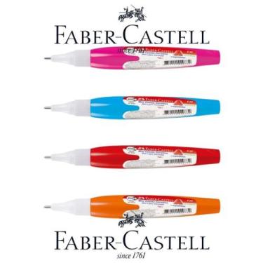 Imagem de Corretivo Líquido - Faber Castell / WX Gift - Faber-Castell, Kit com 3