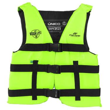 Imagem de Colete Salva-Vidas Adulto Unissex Homologado Ajustável Esportivo Praia