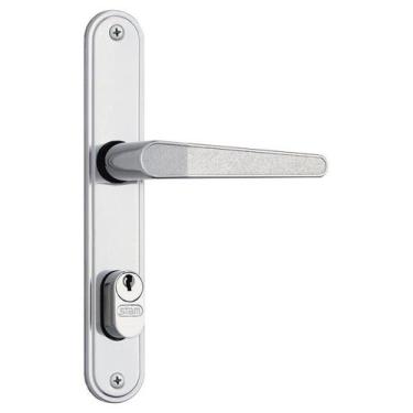 Imagem de Fechadura Externa Para Porta de Ferro Auma 601/03 Espelho Inox Polido 