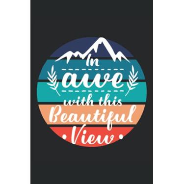 Imagem de In Awe With This View Notebook: Lined Journal, 120 Pages, 6 x 9, Gift For Outdoor Adventure Lovers, Kitchen Circle Five Color Retro Sunset Matte Finish (In Awe With This View Journal)