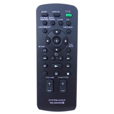 Imagem de Gorilla babo Controle remoto universal compatível com sistema de áudio Sony RM-AMU009 HCD-EC78P HCD-EC98P HCD-BX20I MHC-EC98P MHC-EC99 MHC-EC99I CMT-BX20I CMT-LX20I