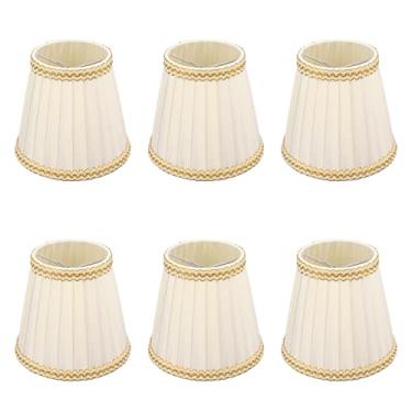 Imagem de Clipe de Sombra de Lâmpada Pequena No Abajur de Tambor para Lâmpadas de Vela Lustre Acessórios de Iluminação No Corredor do Quarto
