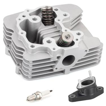 Imagem de Kit de cabeça de cilindro e molas de válvula do motor para Honda Recon 250 TRX250 TE TM 2002-2014 TRX250EX 2003-2008 TRX250X 2009-2014 12200-HM8-A40