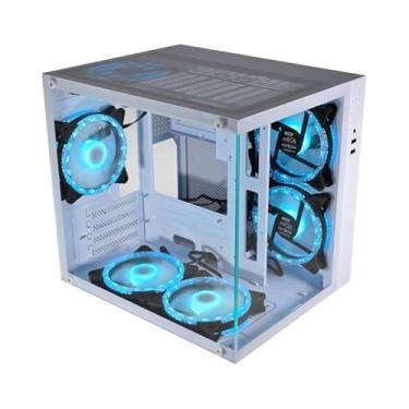 Imagem de GABINETE GAMER AQUARIO W2SB BRANCO PLÁSTICO TOWER