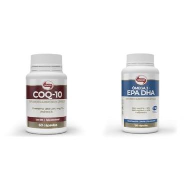 Imagem de Kit Vitafor Coenzima Q10 200mg 60 Cápsulas + Ômega 3 EPA DHA 120 Cápsulas