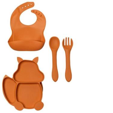 Imagem de Kit de Introdução Alimentar feito com Bambu e Silicone  Green Bowl - H