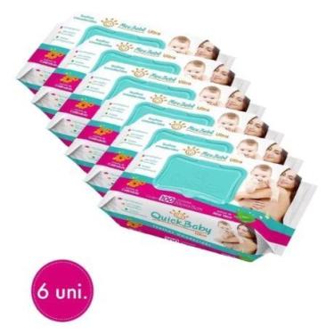 Imagem de Toalha Umedecido Meu Bebê kit com 6 - HYGIELINE
