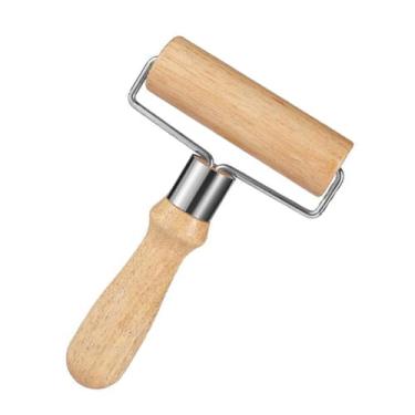 Imagem de 1 rolo de massa de pastelaria para pizza, fondant, rolo de massa de madeira, rolo de massa, rolo de massa, rolo de padeiro, rolo de padeiro, tamanho médio