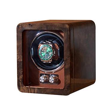 Imagem de Caixa giratória enroladora de relógio - Agitador de relógio mecânico automático, toca-discos, caixa de armazenamento de relógio giratório, colocador, pintura de piano, caixa de enrolamento doméstico