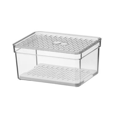 Imagem de ORGANIZADOR DE GELADEIRA P - COM GRADE - TRANSPARENTE