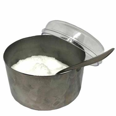 Imagem de Açucareiro Inox Colher Com Tampa De Plástico Pequeno - Mega Inox