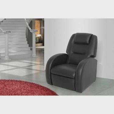 Imagem de Poltrona Reclinável Civic Corano Preto E 281- Matrix