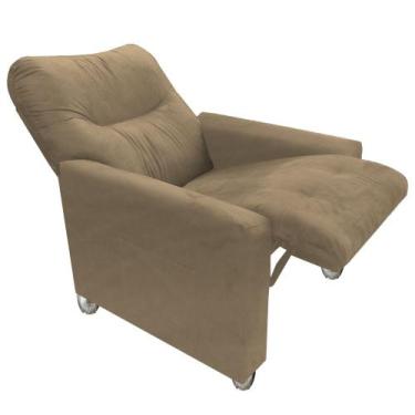 Imagem de Poltrona Do Papai E Mamae Reclinável Classic Moderna - Silverio Decor,