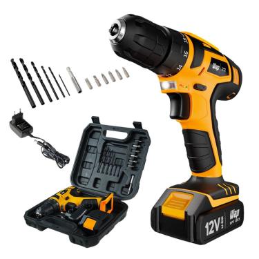 Imagem de Furadeira e Parafusadeira a Bateria 12V wap bpf 12K3