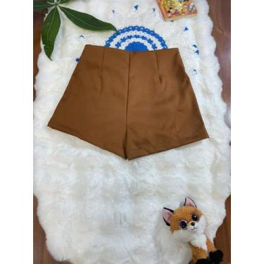 Imagem de Belala Moda Short novo feminina com zíper na esquerda sem bolso e sem 