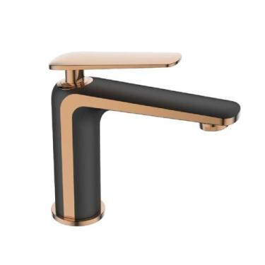 Imagem de Torneira Misturador Lavatorio Lexxa Black Rosegold Lx6406brg