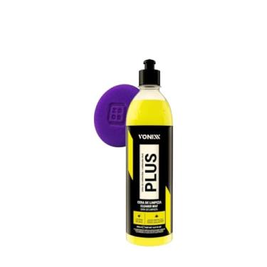 Imagem de Plus Cera de Limpeza Carnaúba 500ml – Limpa, protege e dá brilho com acabamento premium. Fórmula com carnaúba e aplicador roxo para uso prático e eficiente