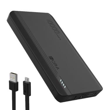 Imagem de Power Bank Bateria Portátil 1Hora, Com Cabo Usb/Micro Usb Preto, Carregamento Ultra-Rápido Design Compacto, Ideal para Viagens