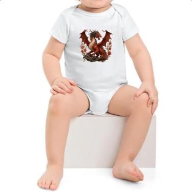 Imagem de Body intantil Dragao vermelho japones - Alearts, M