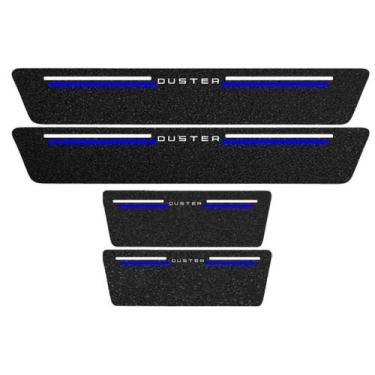 Imagem de Kit Soleira Protetora Porta Premium Blue PVC - Duster - Jhow Adesivos