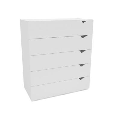 Imagem de Cômoda Porto 5 Gavetas Branca
