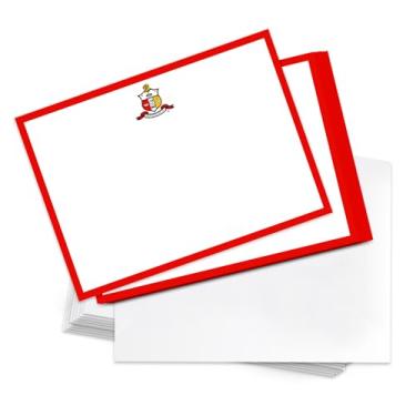 Imagem de Desert Cactus Kappa Alpha Psi KAP Yo Nupe Divine 9 Papelaria Cartolina Pacote com 10 Pacotes Inclui Envelopes Memo Party Thank You (Design de Cartão de Notas A)