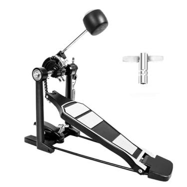 Imagem de keerpusi Pedal De Bumbo Liga Keerpusi, Único Com Baqueta Feltro Clássica E Chave Para Instrumento Corda Única, Bateristas Profissionais Iniciantes