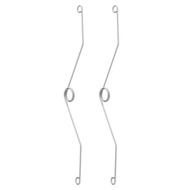 Imagem de WKZO Pacote com 2 clipes de mola para capa de exaustor de banheiro de 30,5 cm, clipes de ventilador de ventilação de aço inoxidável para tampa de ventilação de banheiro/grade de exaustão de teto