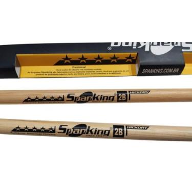 Imagem de Baquetas Spanking 7A 5A 5B ou 2B Hickory American Authentic, 2B