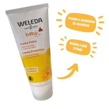 Imagem de Pomada Natural de Assaduras Baby Creme de Calêndula 75ml Weleda