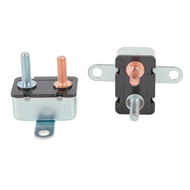 Imagem de aqxreight 2PCS Redefinir Automático Disjuntor de Alumínio Overload de Alumínio Disjuntor para Carro 12V 24V 30A (50a)