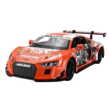 Imagem de BMW M4 GT3 Audi R8 LMS Modelo De Carro De Fundição Em Escala 1:24 Som 
