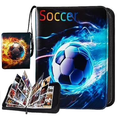 Imagem de KOPOGTY Pasta Para Cartas De Futebol Com 40 Capas Removíveis - Álbum Negociação 9 Bolsos E 720 Bolsos, Livro Colecionável