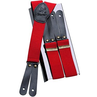 Imagem de Suspensórios Masculinos Suspensórios Masculinos Suspensórios Masculinos Retrô Para Negócios Casamento Casual, Big Red, 3.5x110cm