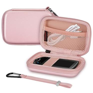 Imagem de MEDMAX Capa Protetora Rígida Para Freestyle Libre 3 2 / Reader, Leve, À Prova De Choque, Armazenamento E Transporte Diabéticos Com Clipe Alça (Ouro Rosa)